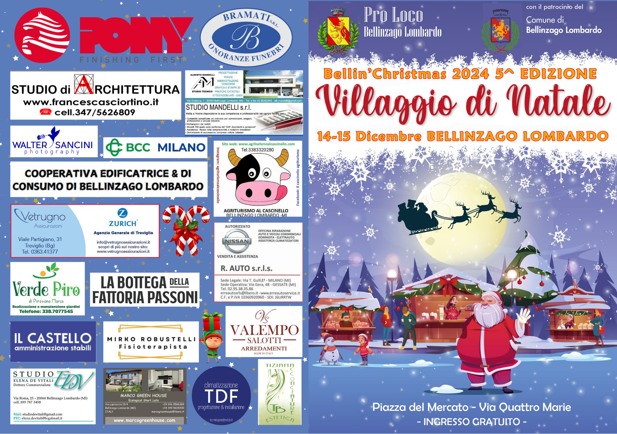 Magia del Natale a Bellinzago Lombardo: Unisciti a Noi per il Villaggio di Natale 2024!